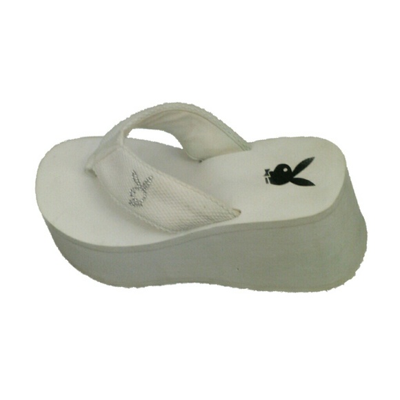 vintage platform flip flops